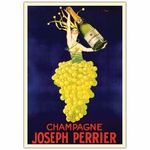CHAMPAGNE JOSEPH PERRIER Picture, French Advertising